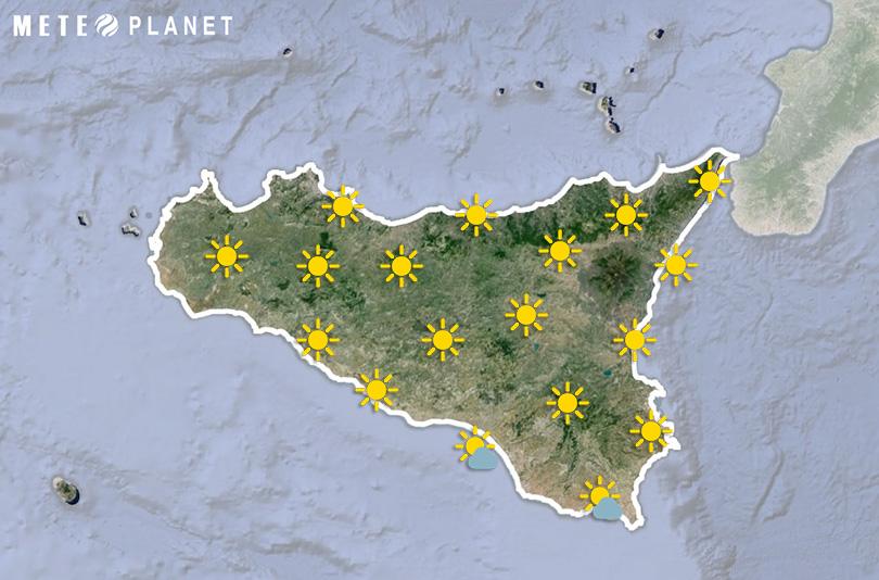 Previsioni Meteo Sicilia - Sabato 27 Aprile