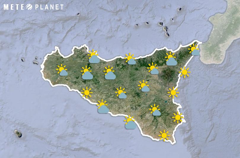 Previsioni Meteo Sicilia - Martedì 21 Ottobre