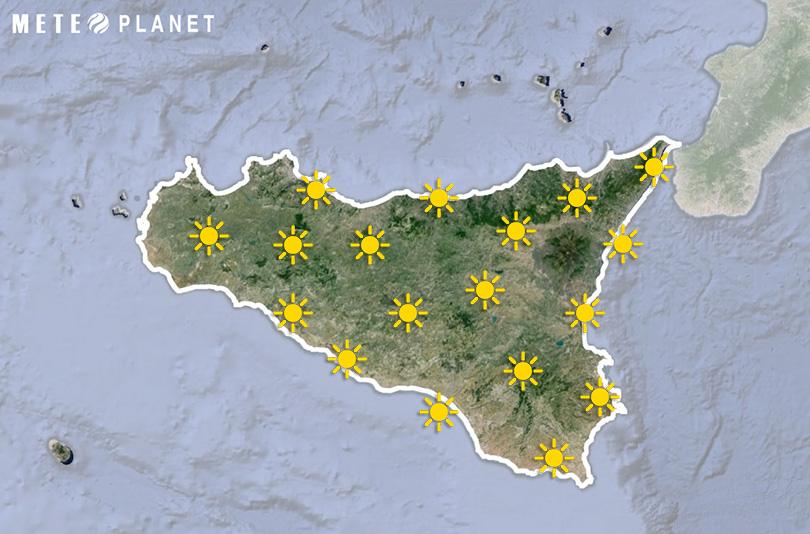 Previsioni Meteo Sicilia - Domenica  1 Giugno