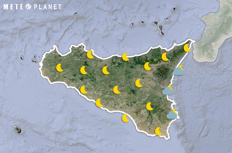 Previsioni Meteo Sicilia - Sabato  3 Maggio