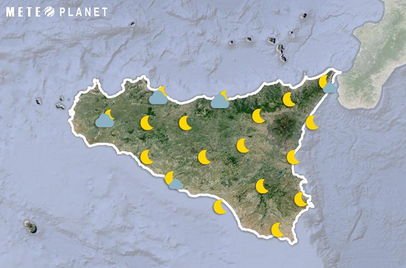 Previsioni Meteo Sicilia - Giovedì 23 Ottobre