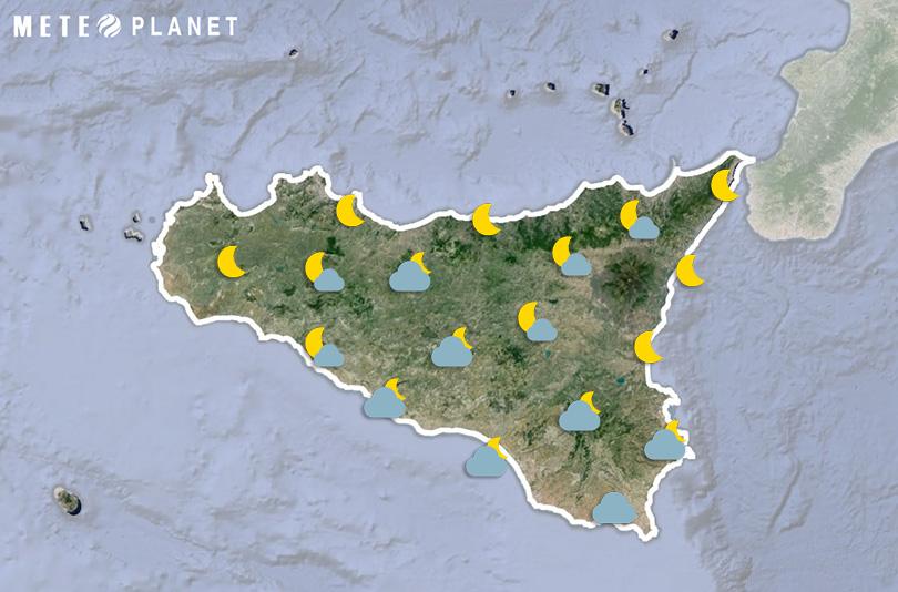 Previsioni Meteo Sicilia - Mercoledì  7 Maggio