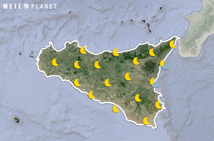 Previsioni Meteo Sicilia - Venerdì 15 Agosto