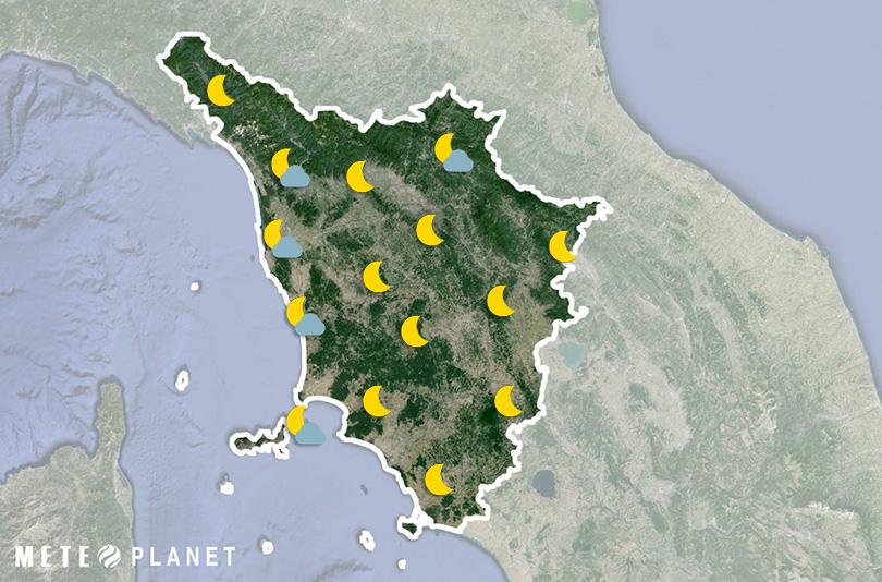 Previsioni Meteo Toscana - Lunedì 25 Settembre