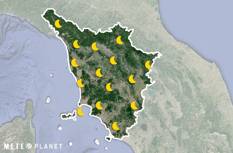 Previsioni Meteo Toscana - Lunedì 29 Aprile