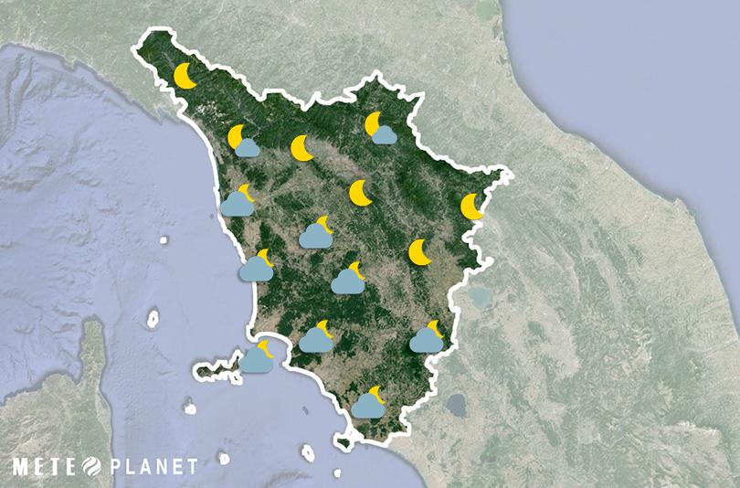 Previsioni Meteo Toscana - Domenica  4 Maggio