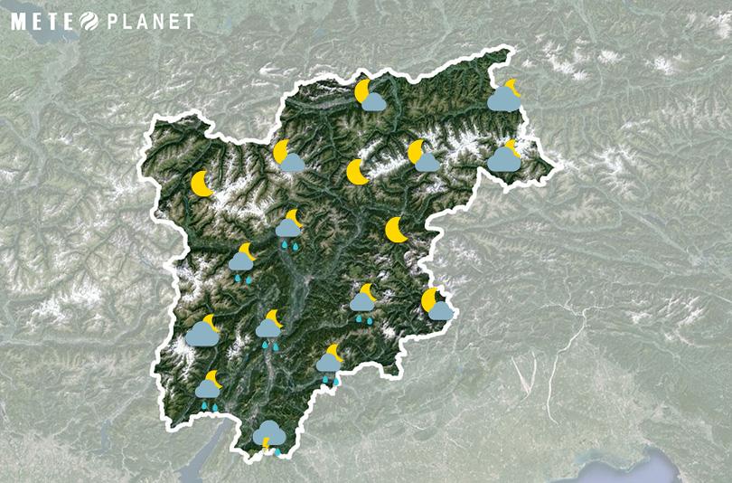 Previsioni Meteo Trentino Alto Adige - Sabato 16 Agosto