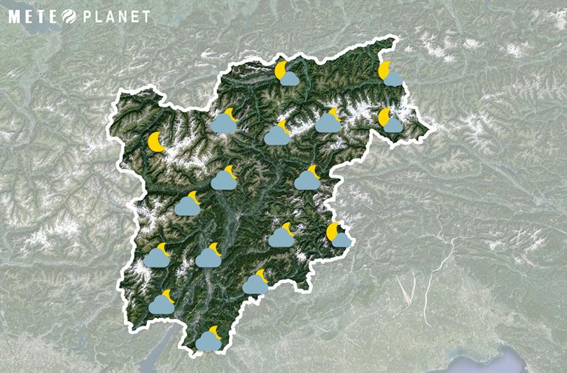 Previsioni Meteo Trentino Alto Adige - Domenica 19 Ottobre