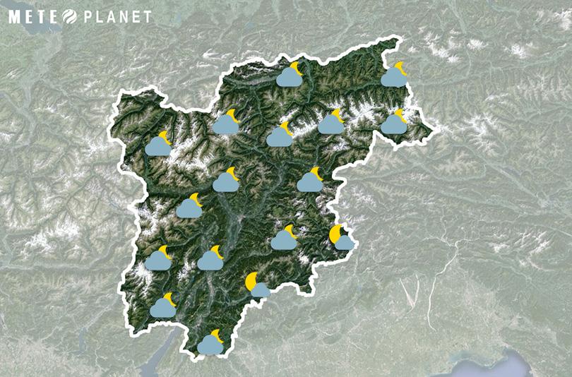 Previsioni Meteo Trentino Alto Adige - Domenica 19 Ottobre