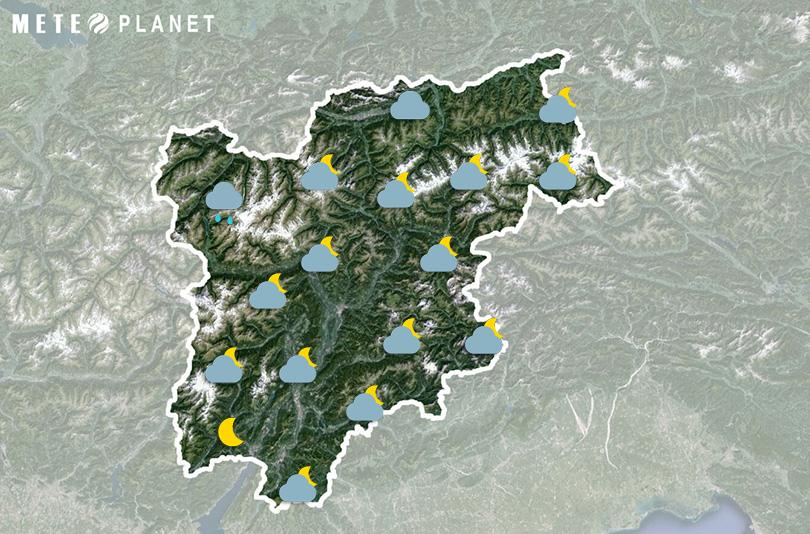 Previsioni Meteo Trentino Alto Adige - Domenica 21 Aprile