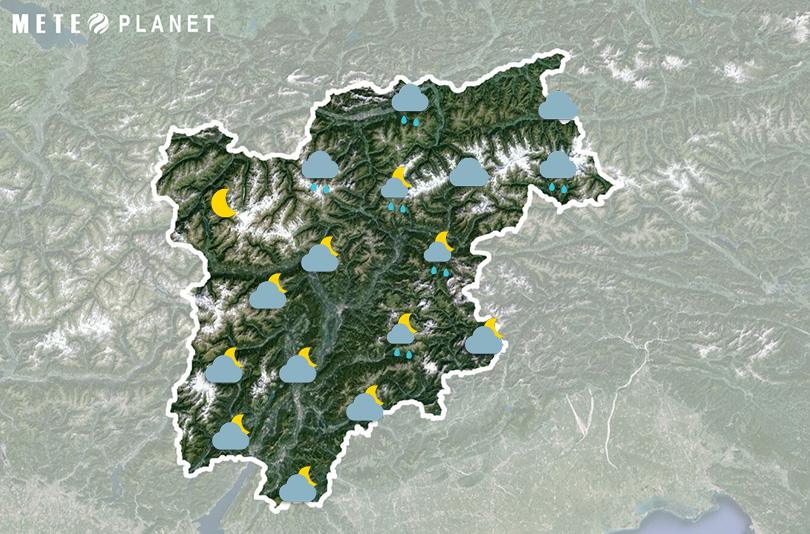 Previsioni Meteo Trentino Alto Adige - Giovedì 25 Aprile