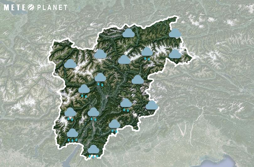 Previsioni Meteo Trentino Alto Adige - Martedì 21 Ottobre