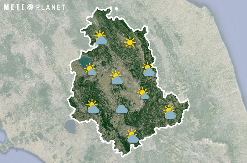 Previsioni Meteo Umbria - Mercoledì 30 Luglio
