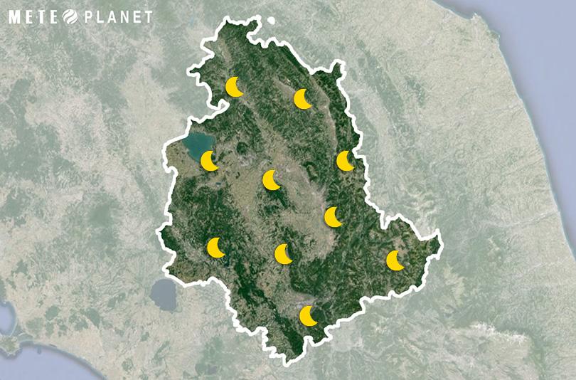 Previsioni Meteo Umbria - Mercoledì 30 Aprile