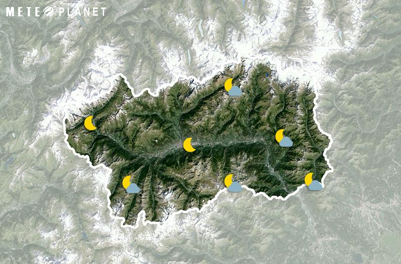 Previsioni Meteo Valle d'Aosta - Domenica  6 Luglio