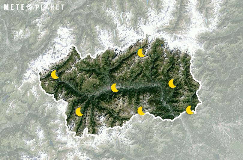 Previsioni Meteo Valle d'Aosta - Mercoledì 30 Aprile