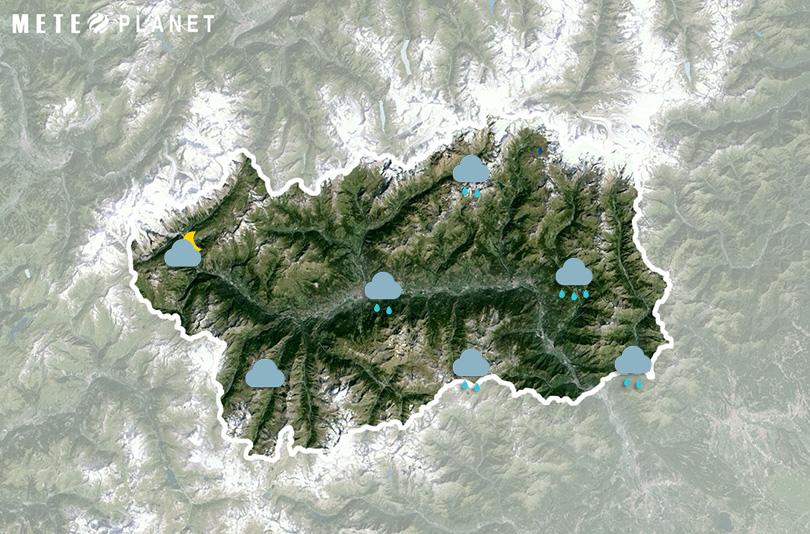 Previsioni Meteo Valle d'Aosta - Martedì 30 Aprile
