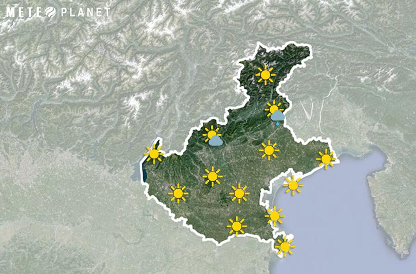 Previsioni Meteo Veneto - Mercoledì 30 Luglio