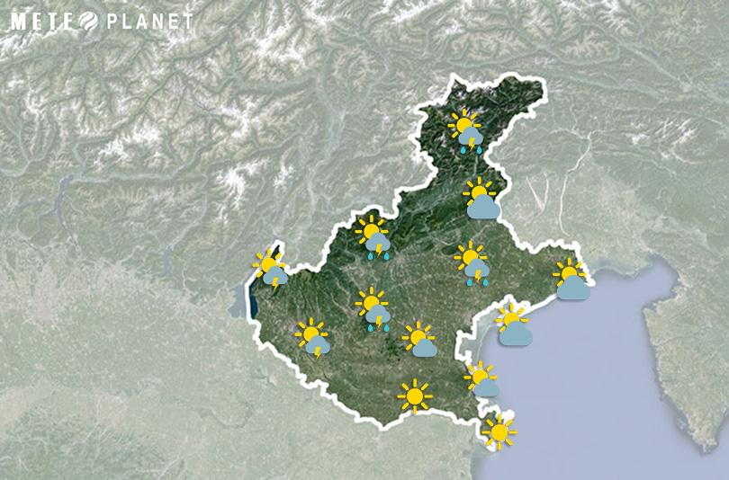 Previsioni Meteo Veneto - Giovedì 31 Luglio