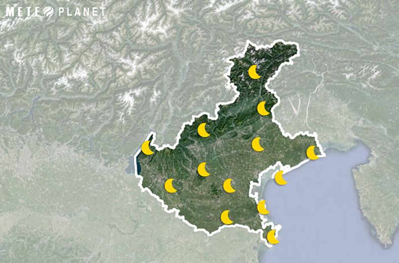 Previsioni Meteo Veneto - Mercoledì 30 Aprile