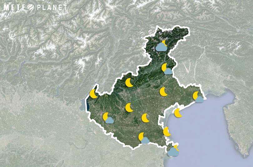 Previsioni Meteo Veneto - Domenica  4 Maggio
