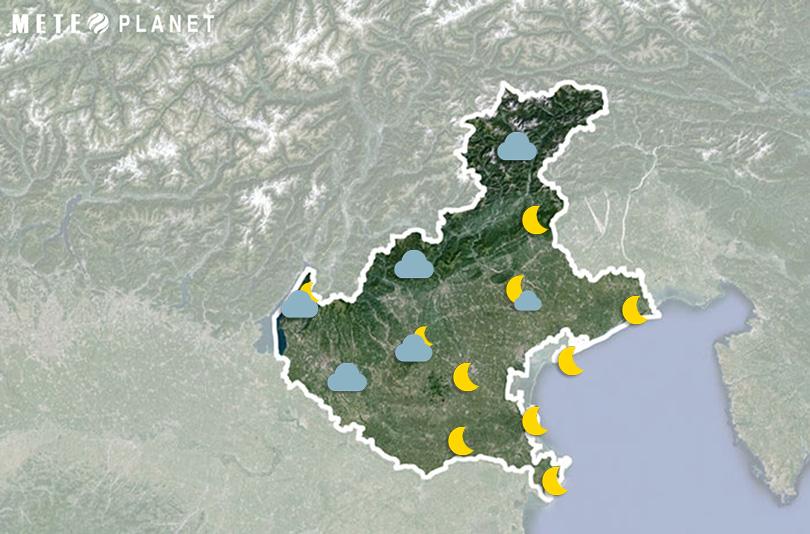 Previsioni Meteo Veneto - Domenica  3 Agosto