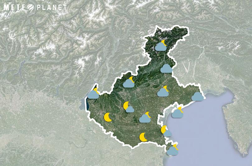 Previsioni Meteo Veneto - Mercoledì  6 Agosto
