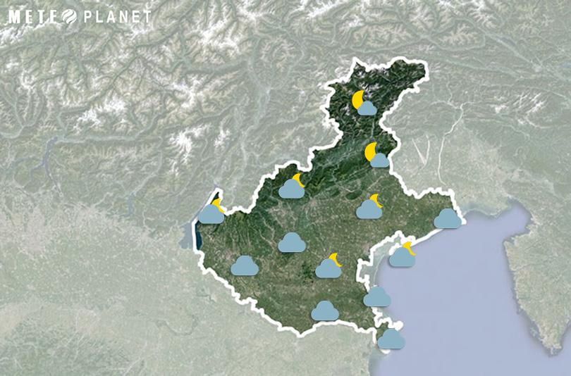 Previsioni Meteo Veneto - Mercoledì  7 Maggio