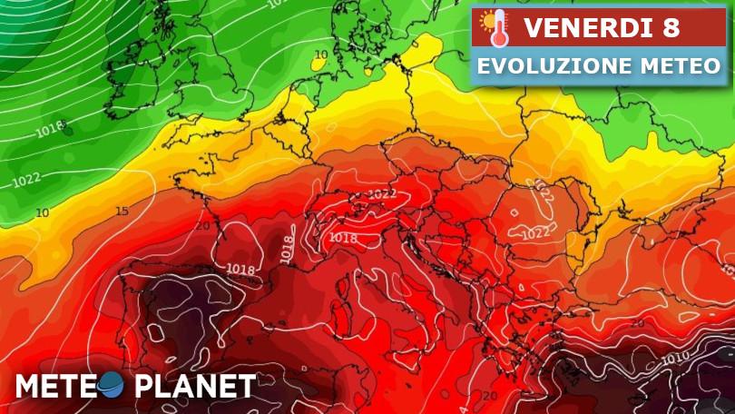 Anticiclone Africano in arrivo, ondata di caldo dal weekend