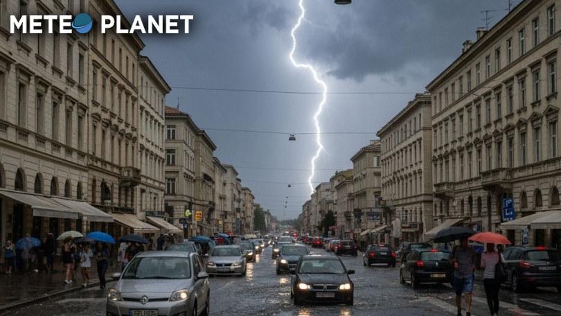 Maltempo in transito con piogge e temporali anche intensi